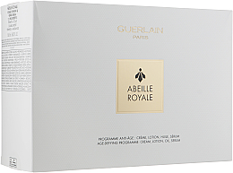 Духи, Парфюмерия, косметика УЦЕНКА Набор - Guerlain Abeille Royale Programme Anti Age (cr/50ml + lot/15ml + ser/15ml + oil/0,6ml*8 + bag) *