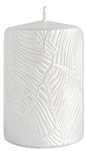 Декоративная свеча, 7х10 см, белая - Artman Tivano — фото N1