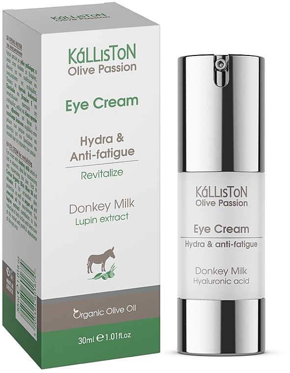 Крем для кожи вокруг глаз с ослиным молоком - Kalliston Relax Eye Cream With Donkey Milk — фото N1