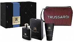 Духи, Парфюмерия, косметика Trussardi Uomo - Набор (edt/100ml + sh/gel/100ml + pouch)