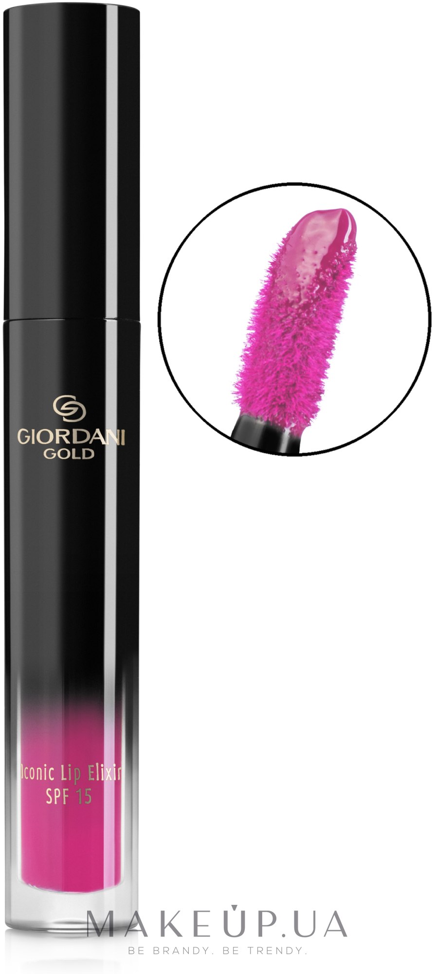 Жидкая губная помада-эликсир - Oriflame Giordani Gold Iconic Elixir SPF 15 — фото Cerise Pink