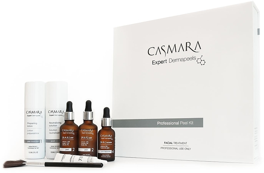 Набір, 8 продуктів - Casmara Expert Dermapeels Professional Peel Kit — фото N1