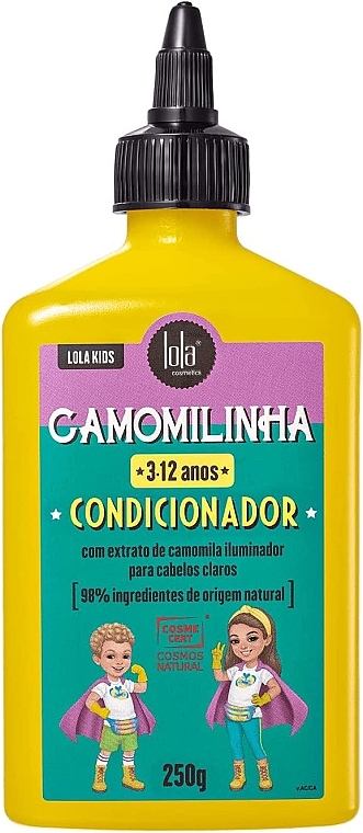 Дитячий кондиціонер для світлого волосся - Lola Cosmetics Kids Camomilinha Conditioner — фото N1