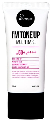 Солнцезащитный крем-тоник - Suntique I`m Tone Up Multi Base SPF 50+ — фото N1