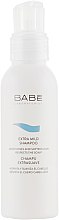 М'який шампунь для всіх типів волосся у тревел форматі - Babe Laboratorios Extra Mild Shampoo Trevel Size — фото N2