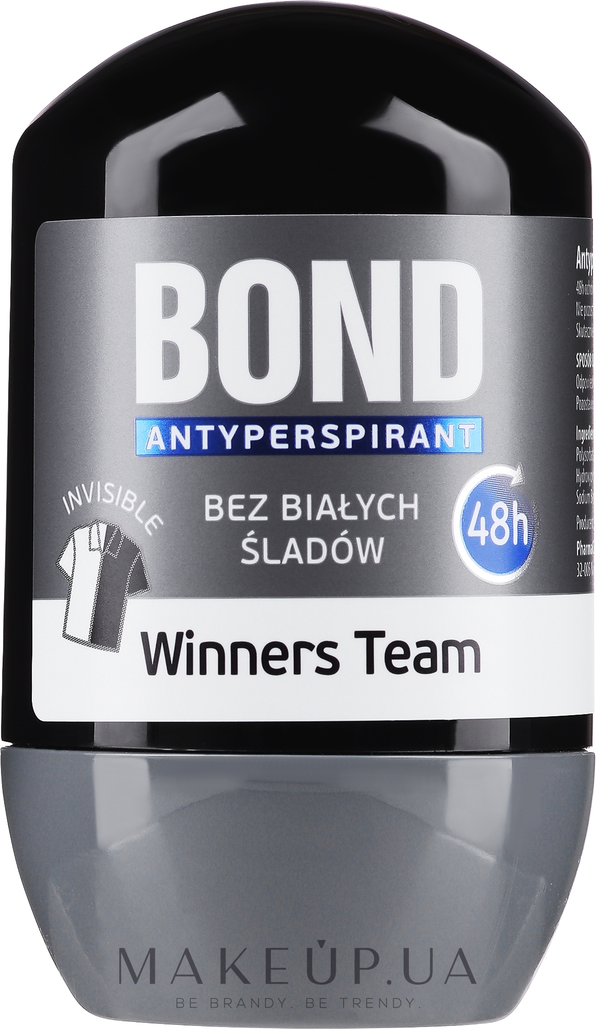 Роликовий дезодорант - Pharma CF Bond Winners Team Antiperspirant Roll-On — фото 50ml