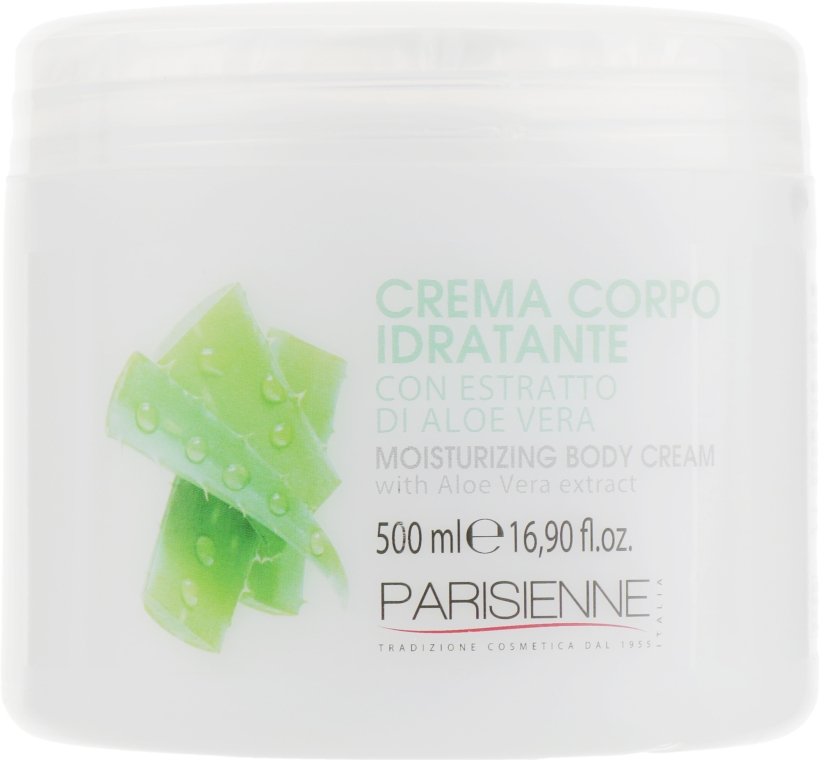 Увлажняющий крем для тела с экстрактом алоэ вера - Parisienne Italia Moisturizing Body Cream