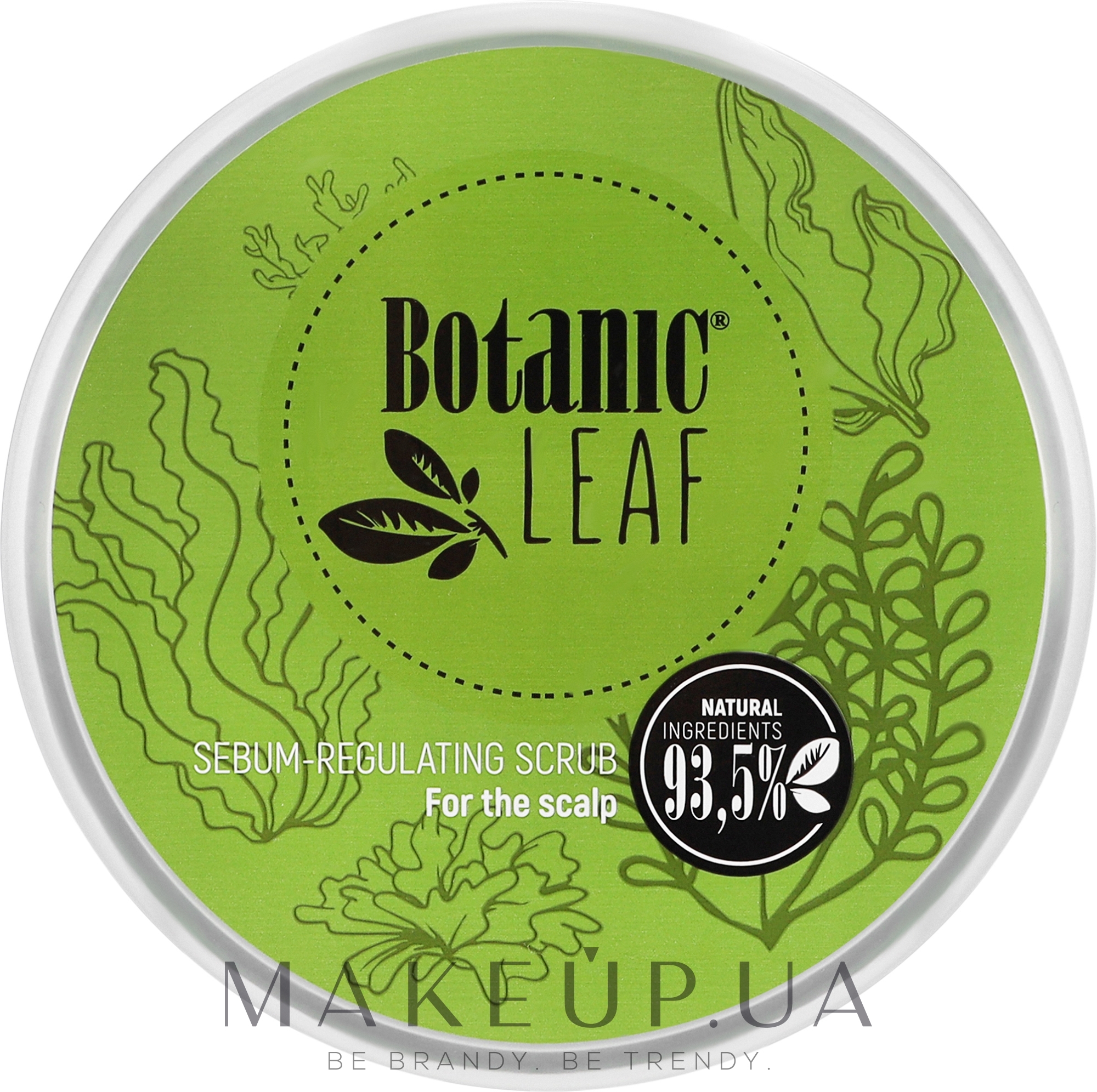 Скраб себорегулюючий для шкіри голови - Botanic Leaf — фото 250ml