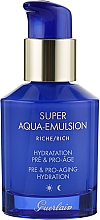 Парфумерія, косметика Насичена зволожувальна емульсія для зрілої шкіри і попередження старіння - Guerlain Super Aqua Rich Emulsion