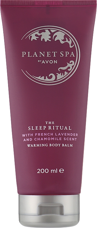Зігрівальний бальзам для тіла з ароматом ефірних олій ромашки й лаванди - Avon Planet Spa Sleep Ritual Warming Body Balm — фото N1