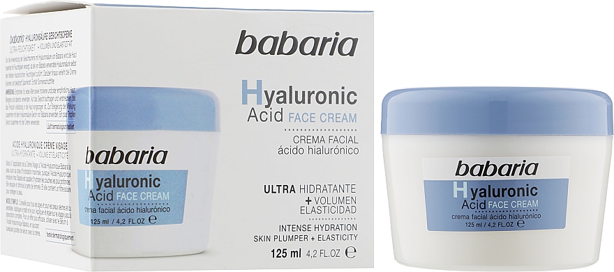 Крем для лица с гиалуроновой кислотой - Babaria Hyaluronic Acid Face Cream — фото N2
