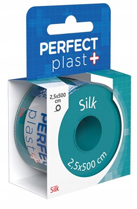 Пластырь вискозный, 2,5х500 см - Perfect Plast Silk — фото N1