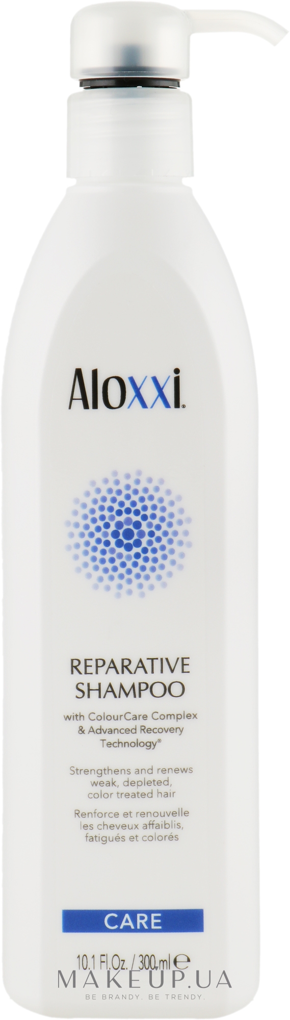 Відновлювальний шампунь для волосся - Aloxxi Reparative Shampoo — фото 300ml