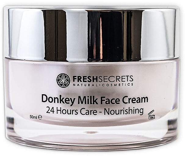 УЦІНКА Живильний крем для обличчя "Осляче молоко" - Madis Fresh Secrets Donkey Milk Face Cream 24 Hours Care Nourishing  * — фото N1