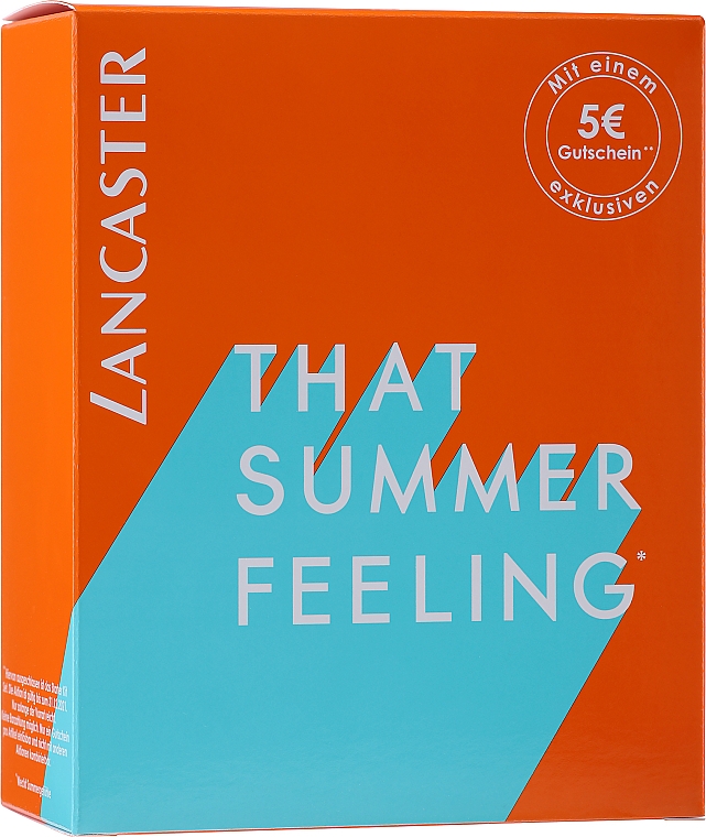 Набір - Lancaster That Summer Feeling Travel Set (milk/50ml + lot/50ml + fl/3ml) — фото N3