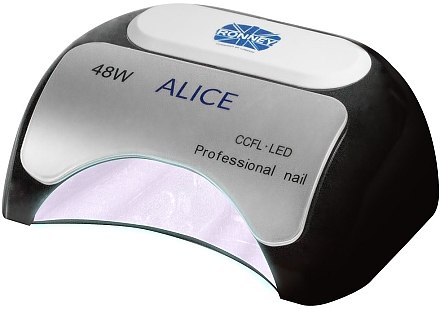 Лампа CCFL+LED - Ronney Profesional Alice Nail CCFL+LED 48w Lamp — фото N1