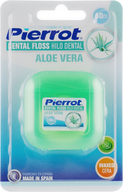Зубная нить "Алоэ вера" - Pierrot Dental Floss Aloe Vera 