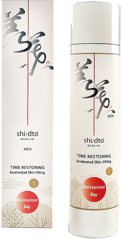 Дневной увлажняющий лифтинг-крем для лица - Shi/dto Men Time Restoring Accelerated Skin-Lifting Anti-Aging Day Cream With Resveratrol And Kakadu Plum Bio-Extract — фото N1