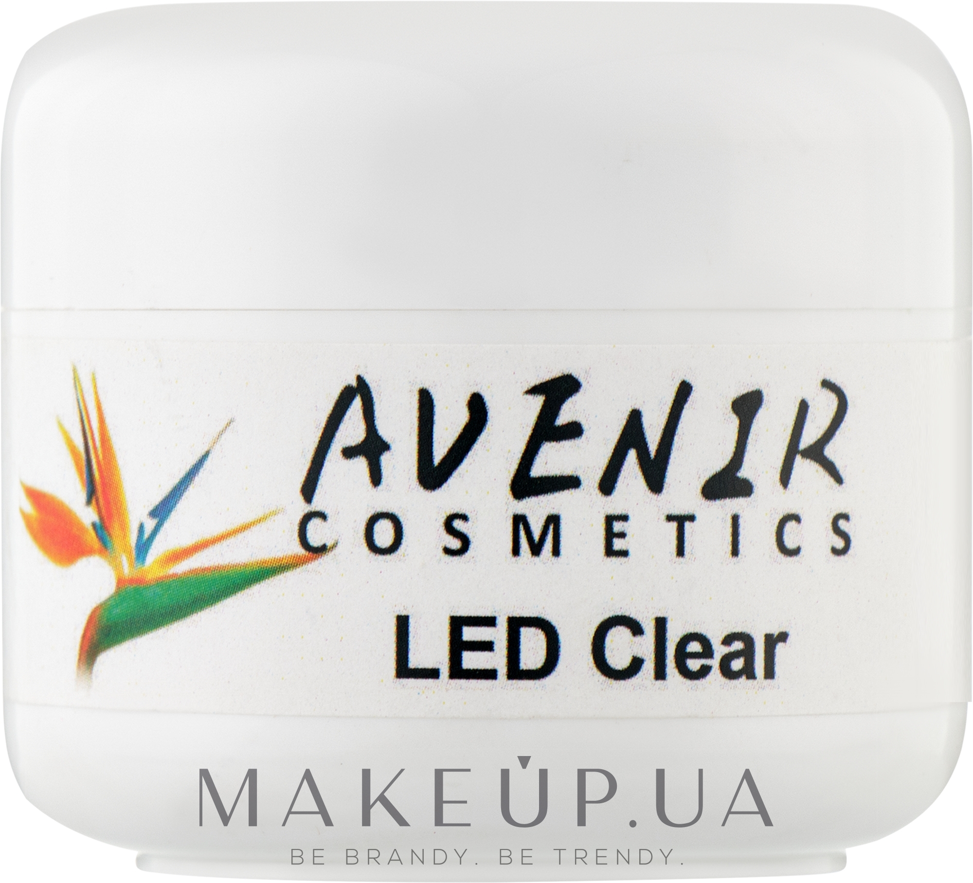 Гель для наращивания прозрачный - Avenir Cosmetics LED Clear Crystal  — фото 15ml