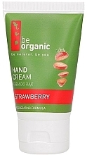 Крем для рук "Полуниця" - Be Organic Hand Cream Strawberry — фото N1