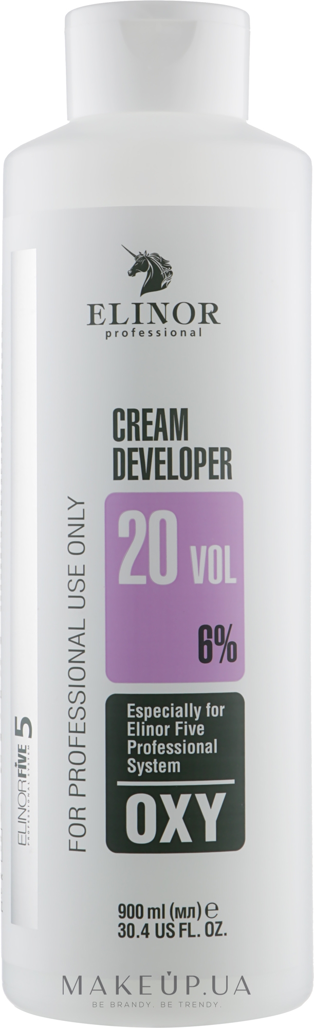 Крем-окислитель 6 % - Elinor Cream Developer  — фото 900ml