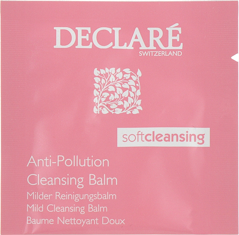 Очищувальний бальзам для обличчя - Declare Soft Cleansing Anti-Pollution Cleansing Balm (пробник) — фото N1