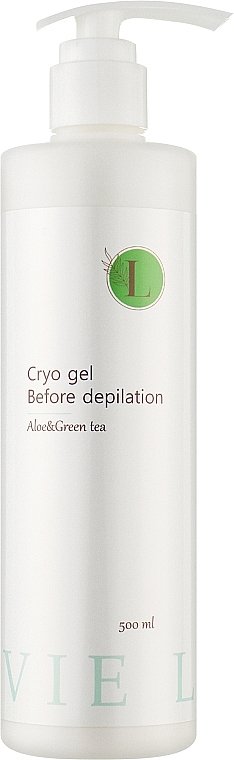 Криогель до депиляции с экстрактом алоэ и зеленого чая - Levie Cryo Gel Before Depilation Aloe & Green Tea — фото N2