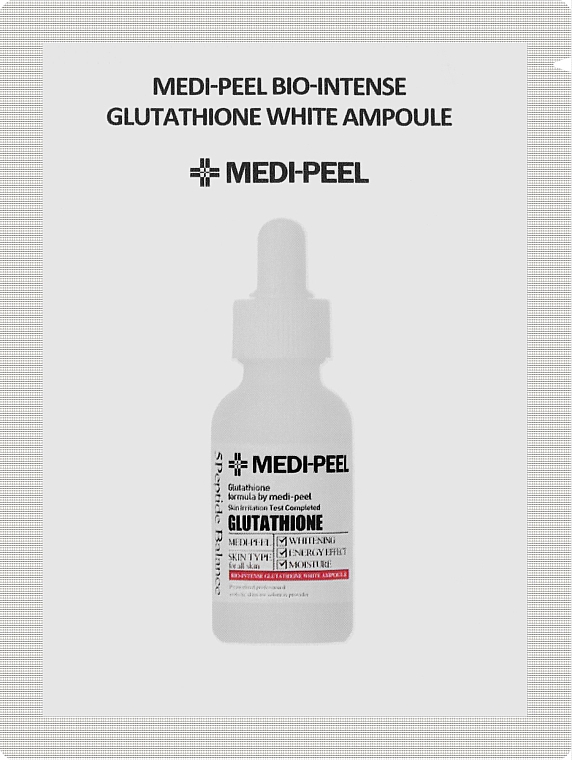 Осветляющая ампульная сыворотка с глутатионом - Medi Peel Bio-Intense Gluthione 600 White Ampoule (пробник)