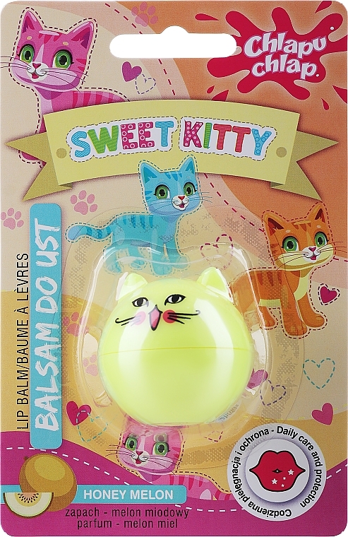 Бальзам для губ - Chlapu Chlap Sweet Kitty Lip Balm Honey Melon — фото N1
