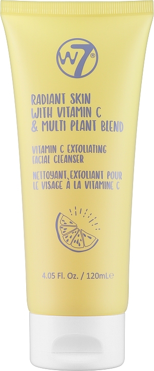 Пілінг відлущувальний для обличчя - W7 Radiant Skin Exfoliating Facial Cleanser — фото N1