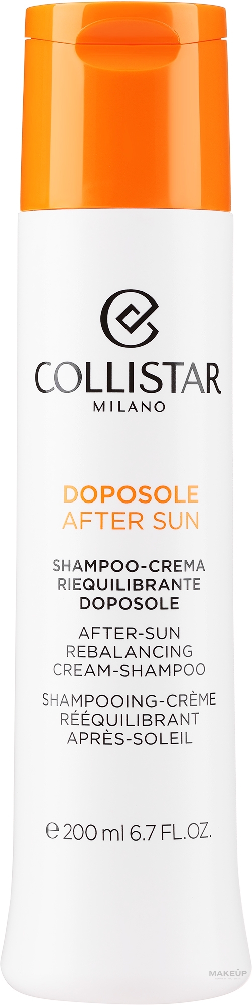 Балансуючий крем-шампунь після загару - Collistar After-Sun Rebalancing Cream-Shampoo — фото 200ml