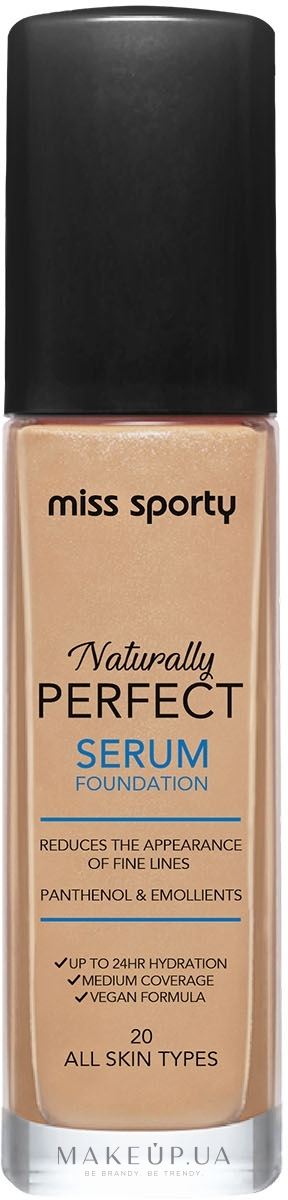 Тональна основа - Miss Sporty Naturally Perfect Serum Foundation — фото 20