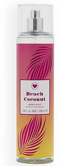 Парфумований спрей для тіла - I Heart Revolution Body Mist Beach Coconut — фото N1