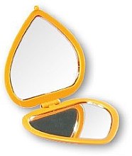 Зеркальце компактное "Сердечко" 85550, желтое - Top Choice Colours Mirror — фото N1