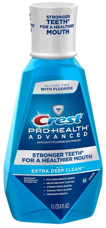 Ополаскиватель для полости рта "Мята" - Crest Pro-Health Advanced Mouthwash with Extra Deep Clean Clean Mint — фото N5