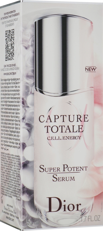 Омолоджувальна сироватка для обличчя - Dior Capture Totale C.E.L.L. Energy Super Potent Serum