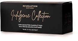 Makeup Revolution Three Scented Candles Indulgence Collection - Набір (candle/40g + candle/40g + candle/40g) — фото N2