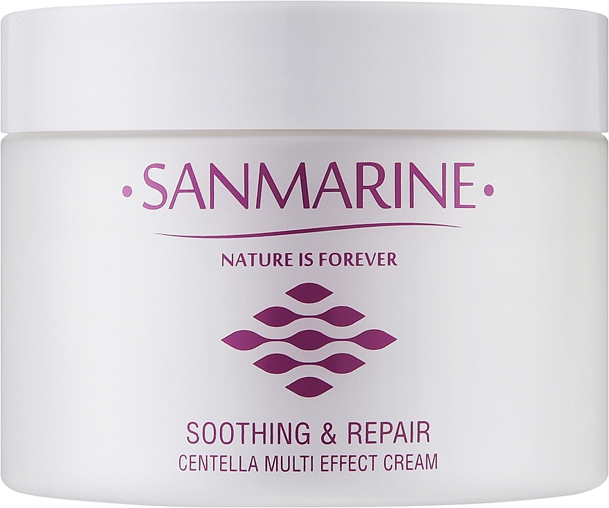 Многофункциональный крем с центеллой для лица - Sanmarine Soothing & Repair Centella Multi Effect Cream — фото N1