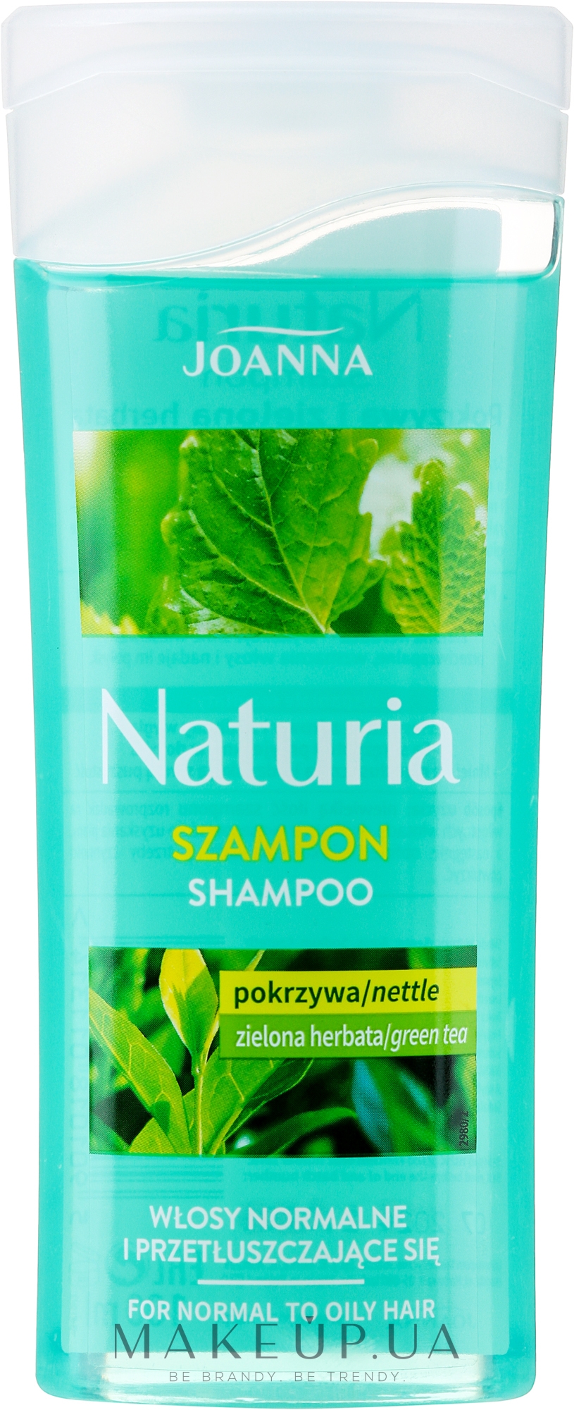 Joanna Naturia Shampoo With Nettle And Green Tea - Шампунь для волос с  крапивой и зелёным чаем: купить по лучшей цене в Украине | Makeup.ua