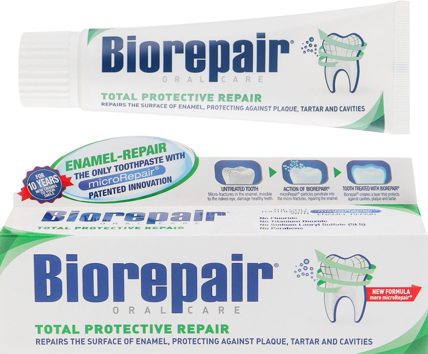 Набір - Biorepair (toothpaste/50 + toothpaste/75ml) — фото N3