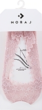 Парфумерія, косметика Жіночі мереживні балетки 1 пара, рожеві - Moraj