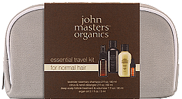 Парфумерія, косметика Набір - John Masters Organics Normal Hair Essential Travel Kit (sh/60ml + detangker/60ml + volumizer/30ml + oil/3ml)