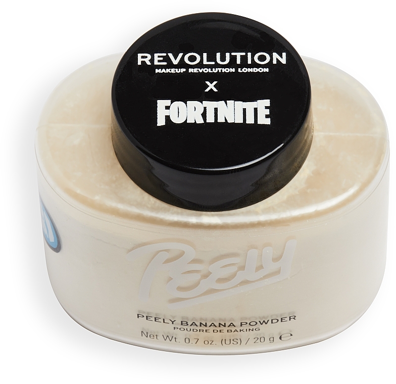 Банановая пудра для лица - Makeup Revolution X Fortnite Peely Banana Light Baking Powder — фото N5