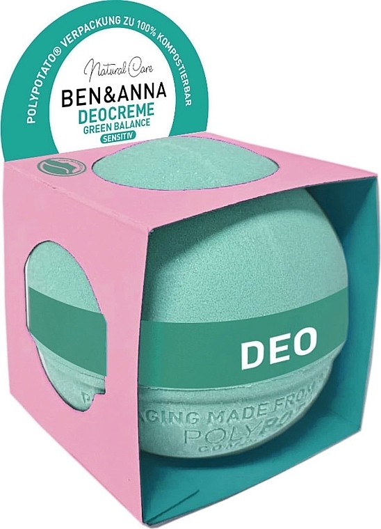 Натуральный кремовый дезодорант - Ben & Anna Cream Deodorant Green Balance — фото N1