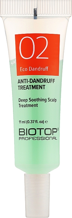 Ампулы для волос против перхоти - Biotop 02 Eco Dandruff Treatment Ampoules — фото N1