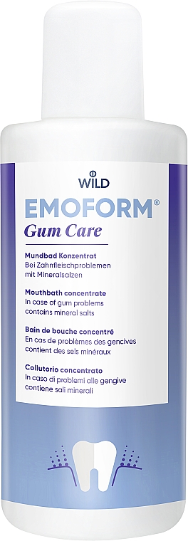 Ополаскиватель для полости рта с минеральными солями, концентрат - Dr. Wild Emoform Mouthbath Concentrate — фото N1