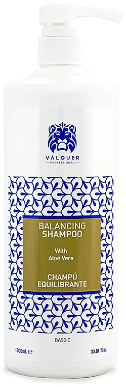 Балансувальний шампунь з алое вера - Valquer Balancing Shampoo — фото N1