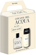 Набір - Jean Marc Covanni Del Acqua (deo/150ml + aftersh/lot/100ml) — фото N1