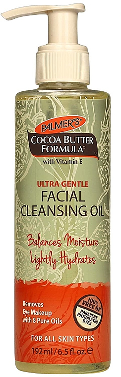 Очищающее масло для лица - Palmer's Cocoa Butter Formula Ultra Gentle Facial Cleansing Oil — фото N1