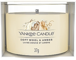 Духи, Парфюмерия, косметика Ароматическая свеча в стакане мини - Yankee Candle Soft Wool & Amber Mini